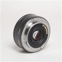 Used Canon EF-M 22mm f/2 STM Pancake Lens