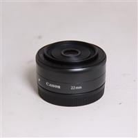 Used Canon EF-M 22mm f/2 STM Pancake Lens