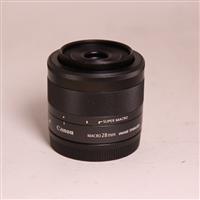 Used Canon EF-M 28mm f/3.5 Macro IS STM Lens