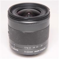 Used Canon EF-M 11-22mm f/4-5.6 IS STM Wide Angle Zoom Lens