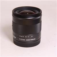 Used Canon EF-M 11-22mm f/4-5.6 IS STM Wide Angle Zoom Lens