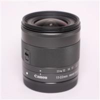 Used Canon EF-M 11-22mm f/4-5.6 IS STM Wide Angle Zoom Lens