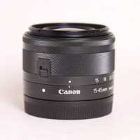 Used Canon EF-M 15-45mm f/3.5-6.3 IS STM Zoom Lens Graphite