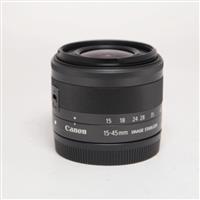 Used Canon EF-M 15-45mm f/3.5-6.3 IS STM Zoom Lens Graphite