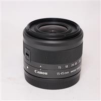 Used Canon EF-M 15-45mm f/3.5-6.3 IS STM Zoom Lens Graphite