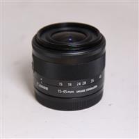 Used Canon EF-M 15-45mm f/3.5-6.3 IS STM Zoom Lens Graphite