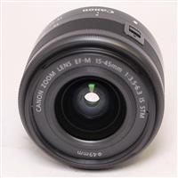 Used Canon EF-M 15-45mm f/3.5-6.3 IS STM Zoom Lens Graphite