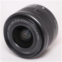 Used Canon EF-M 15-45mm f/3.5-6.3 IS STM Zoom Lens Graphite