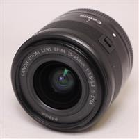 Used Canon EF-M 15-45mm f/3.5-6.3 IS STM Zoom Lens Graphite