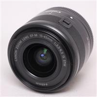 Used Canon EF-M 15-45mm f/3.5-6.3 IS STM Zoom Lens Graphite