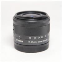 Used Canon EF-M 15-45mm f/3.5-6.3 IS STM Zoom Lens Graphite