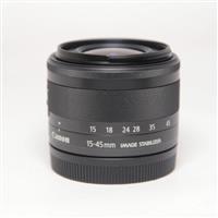 Used Canon EF-M 15-45mm f/3.5-6.3 IS STM Zoom Lens Graphite