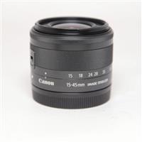 Used Canon EF-M 15-45mm f/3.5-6.3 IS STM Zoom Lens Graphite