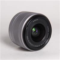 Used Canon EF-M 15-45mm f/3.5-6.3 IS STM Zoom Lens Silver