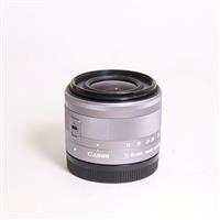 Used Canon EF-M 15-45mm f/3.5-6.3 IS STM Zoom Lens Silver
