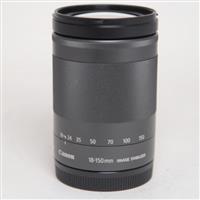 Used Canon EF-M 18-150mm f/3.5-6.3 IS STM Zoom Lens Black