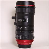 Used Canon CN-E 18-80mm T4.4 L IS KAS S Compact Servo Cine Zoom Lens