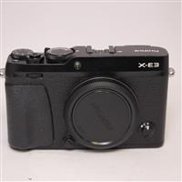 Used Fujifilm X-E3 Mirrorless Camera Body Black