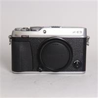 Used Fujifilm X-E3 Mirrorless Camera Body Silver