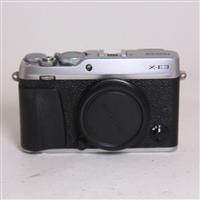 Used Fujifilm X-E3 Mirrorless Camera Body Silver