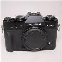 Used Fujifilm X-T20 Mirrorless Digital Camera Body Black