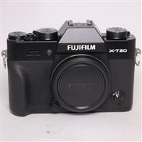 Used Fujifilm X-T20 Mirrorless Digital Camera Body Black