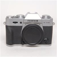 Used Fujifilm X-T10 Body Only Silver Mirrorless Camera