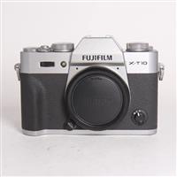 Used Fujifilm X-T10 Body Only Silver Mirrorless Camera