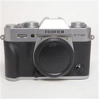 Used Fujifilm X-T20 Mirrorless Digital Camera Body Silver