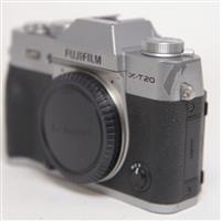 Used Fujifilm X-T20 Mirrorless Digital Camera Body Silver