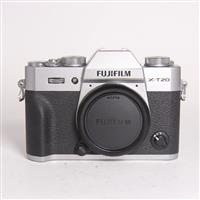 Used Fujifilm X-T20 Mirrorless Digital Camera Body Silver