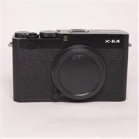 Used Fujifilm X-E4 Mirrorless Digital Camera Body Black