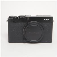 Used Fujifilm X-E4 Mirrorless Digital Camera Body Black