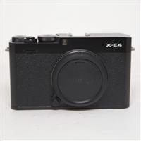 Used Fujifilm X-E4 Mirrorless Digital Camera Body Black
