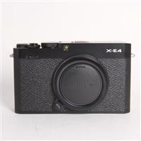 Used Fujifilm X-E4 Mirrorless Digital Camera Body Black