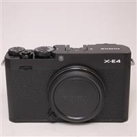 Used Fujifilm X-E4 Mirrorless Digital Camera Body Black