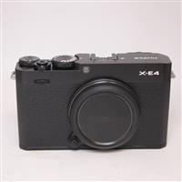Used Fujifilm X-E4 Mirrorless Digital Camera Body Black