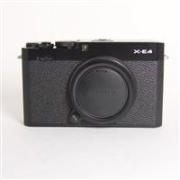 Used Fujifilm X-E4 Mirrorless Digital Camera Body Black