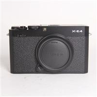 Used Fujifilm X-E4 Mirrorless Digital Camera Body Black