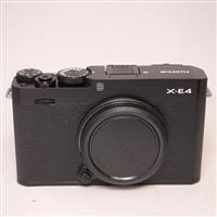 Used Fujifilm X-E4 Mirrorless Digital Camera Body Black