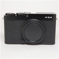 Used Fujifilm X-E4 Mirrorless Digital Camera Body Black