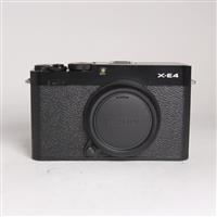 Used Fujifilm X-E4 Mirrorless Digital Camera Body Black