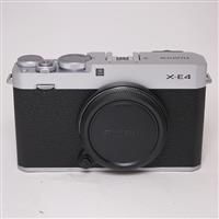 Used Fujifilm X-E4 Mirrorless Digital Camera Body Silver
