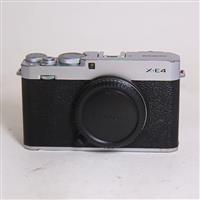 Used Fujifilm X-E4 Mirrorless Digital Camera Body Silver