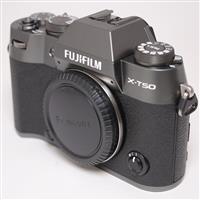 Used Fujifilm X-T50 Digital Camera Body Black