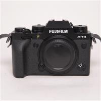 Used Fujifilm X-T4 Mirrorless Camera Body Black