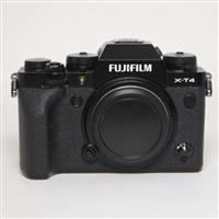 Used Fujifilm X-T4 Mirrorless Camera Body Black