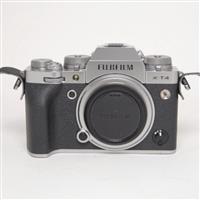 Used Fujifilm X-T4 Mirrorless Camera Body Silver