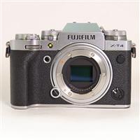 Used Fujifilm X-T4 Mirrorless Camera Body Silver