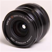 Used Fujifilm XF 16mm f2.8 R WR Super Wide Angle Prime Lens Black